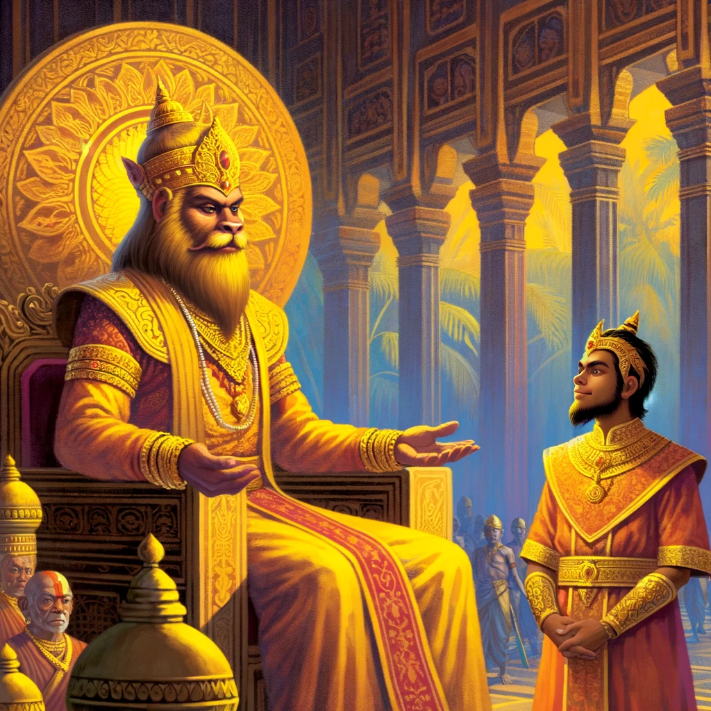 Sugriva Asks Dadhimukha to Summon the Monkeys